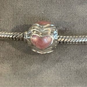 Pandora Rose Enamel Heart Charm